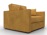 Кресло-кровать Лига-104 (80), BRUT 10 желтый, Велюр, 134847