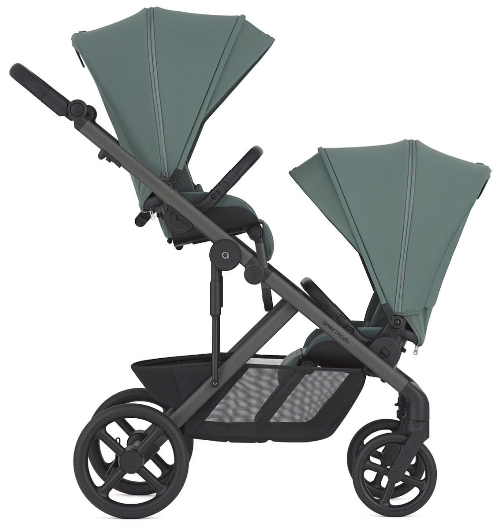 Прогулочная коляска для двойни Anex Modu Greeny