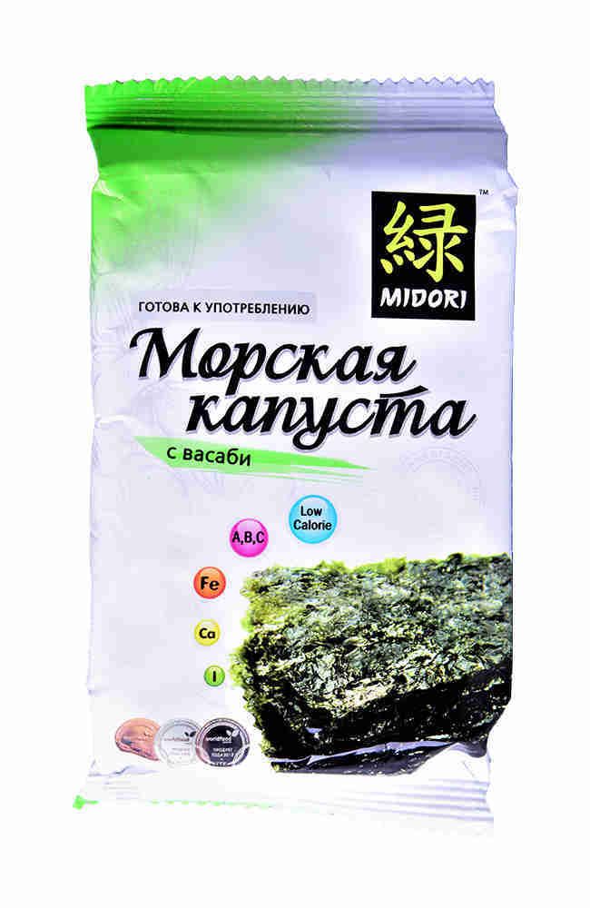 Морская капуста Midori с васаби 5 г