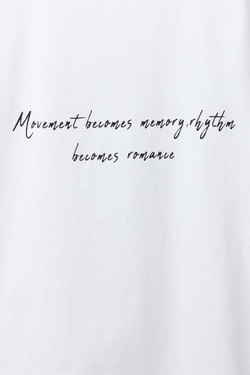 ZARA ЛОНГСЛИВ С ФОТОПРИНТОМ «БАЛЕТ», ЖЕЛТОВАТО-БЕЛЫЙ