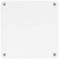 Распаячная коробка ЭРА KRT-107-107-50 скрытой установки черно-белая 107х107х50мм для твердых стен крышка IP20