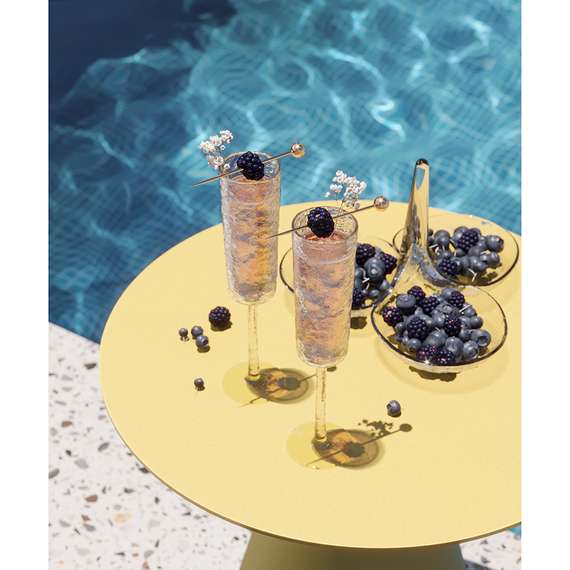 Набор из 4 бокалов для шампанского Arctic, 180 мл, прозрачный