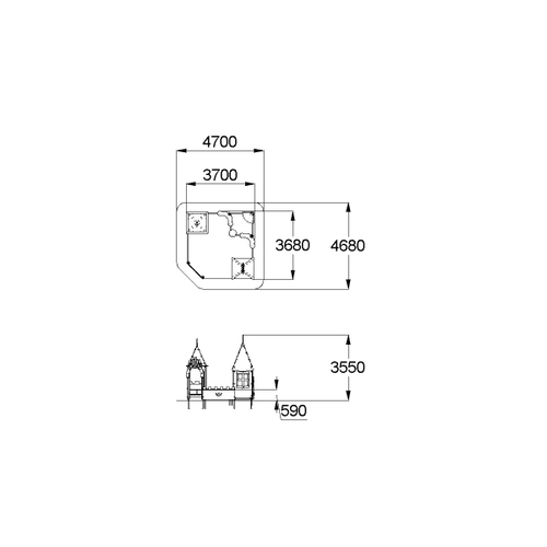 Песочный дворик «Белоснежка»