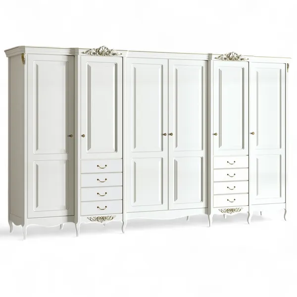 Шкаф 6 дверей