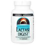 Source Naturals, Lactase Digest™, 180 капсул (90 мг в 1 капсуле)