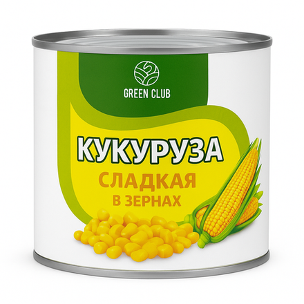 Кукуруза в зернах Green Club 340 гр