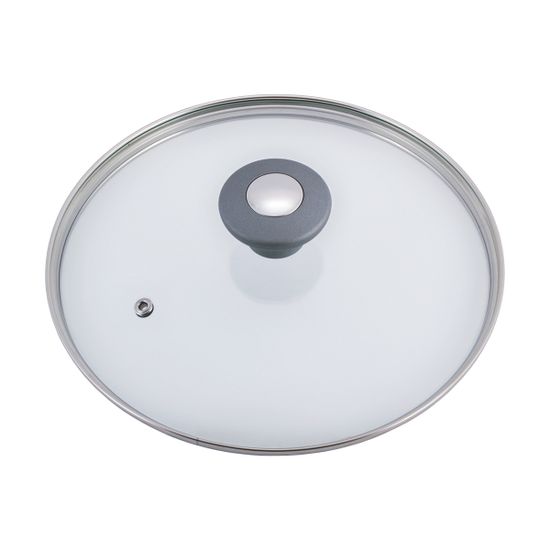 Сковорода 22 см. из алюминия с крышкой Kamille KM-4270GR с мраморным покрытием