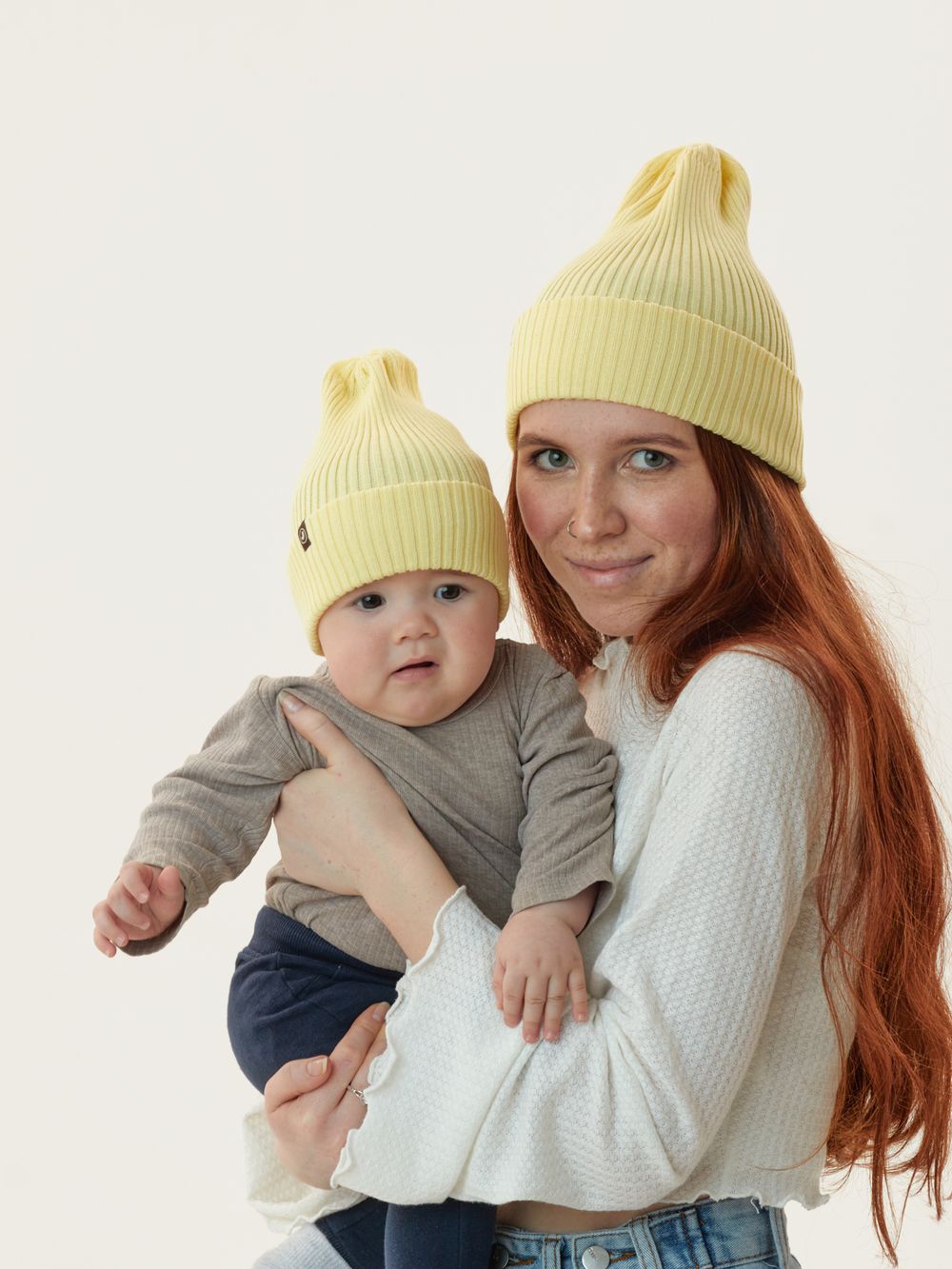 Шапка вязаная-резинка хлопковая КЭП(Груша)