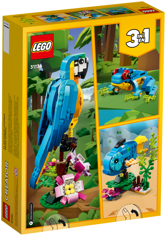 Конструктор LEGO Creator 31136 Экзотический попугай