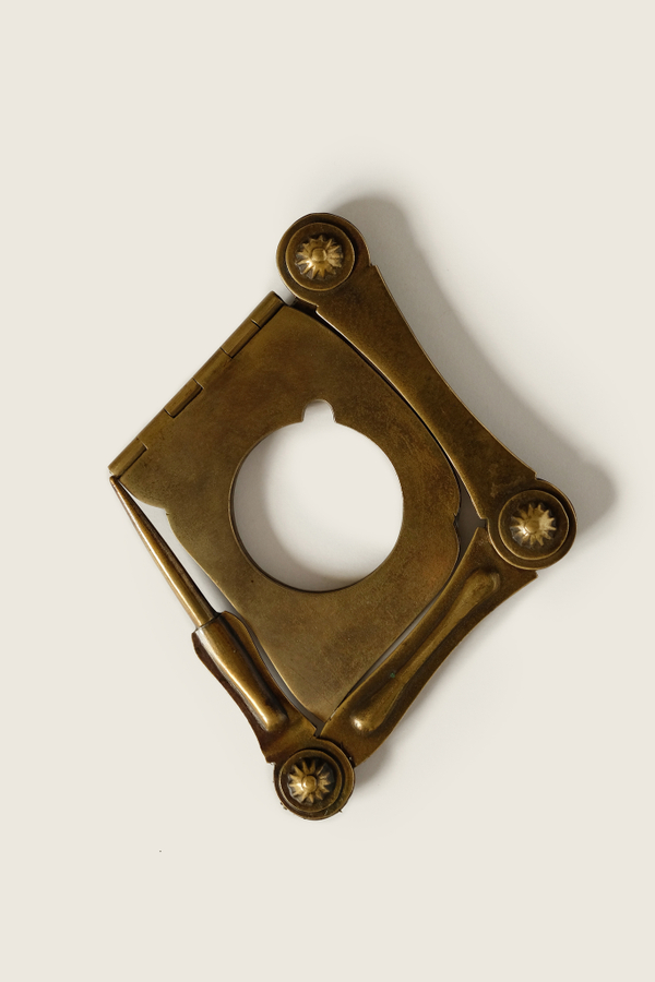 Подсвечник японский, медный