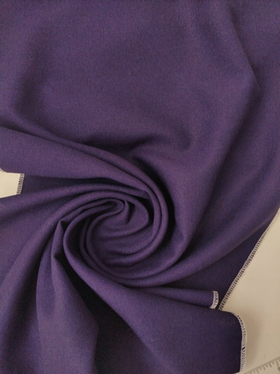 Лен с вискозой темно-фиолетовый