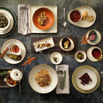 Тарелка «Браун Дэппл» мелкая;фарфор;D=280,H=17мм;белый,коричнев. (Цвет: белый)