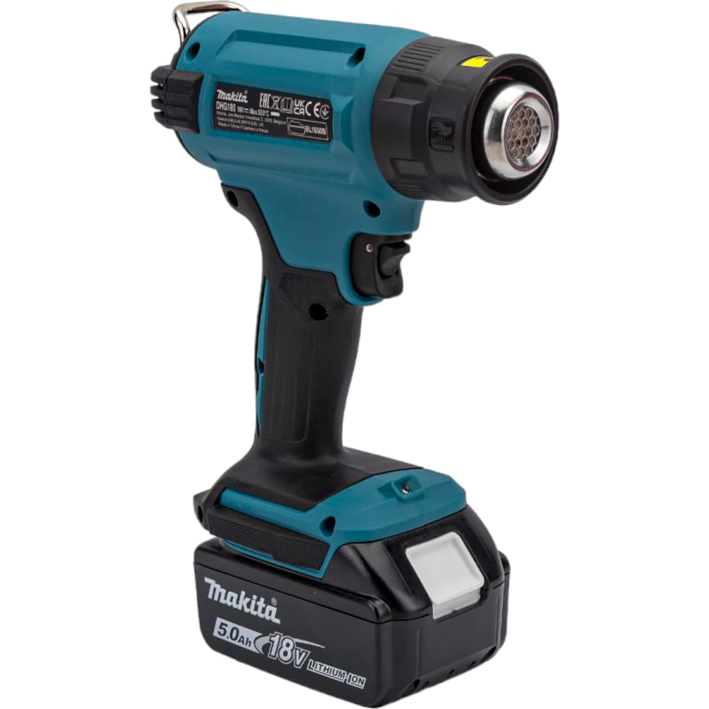 Makita DHG180RT1J фен строительный аккумуляторный (1 x 5 Ач, ЗУ)