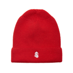 Beanie Hat Embroidered Logo Red