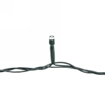 Гирлянда для дома 1,5м 12 ламп LED зелёный пров.,8 реж, IP-20, Красный