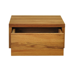 Тумба прикроватная парящая навесная 35х35х16, Дольче Вита, массив дуба с выдвижным ящиком, 1 шт, Dipriz