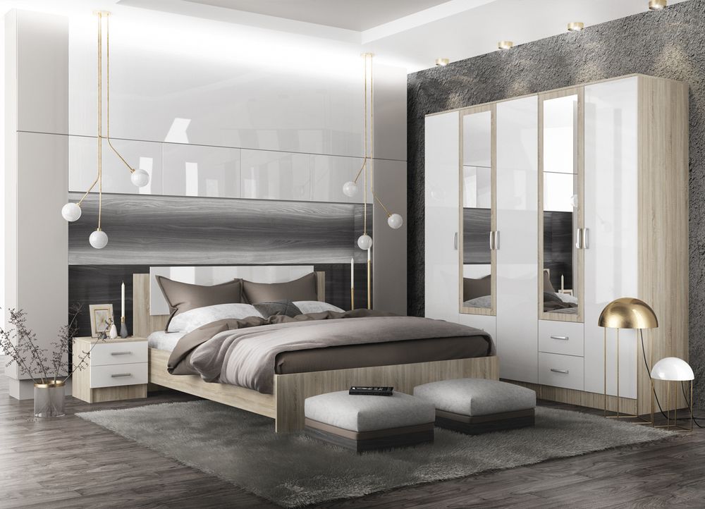 МС Софи Тумба Сонома/Белый СТБ 400.1