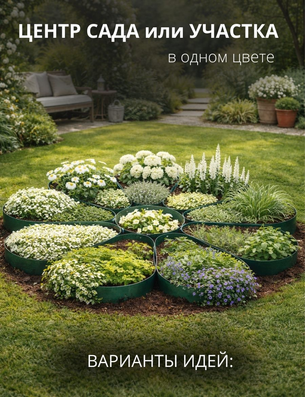 Цветник "Ромашка" (клумба)