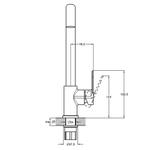 Смеситель для кухни, G.lauf, с картриджем, хром, NOB4-A128