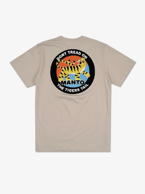 Футболка MANTO TIGER`S TAIL бежевая