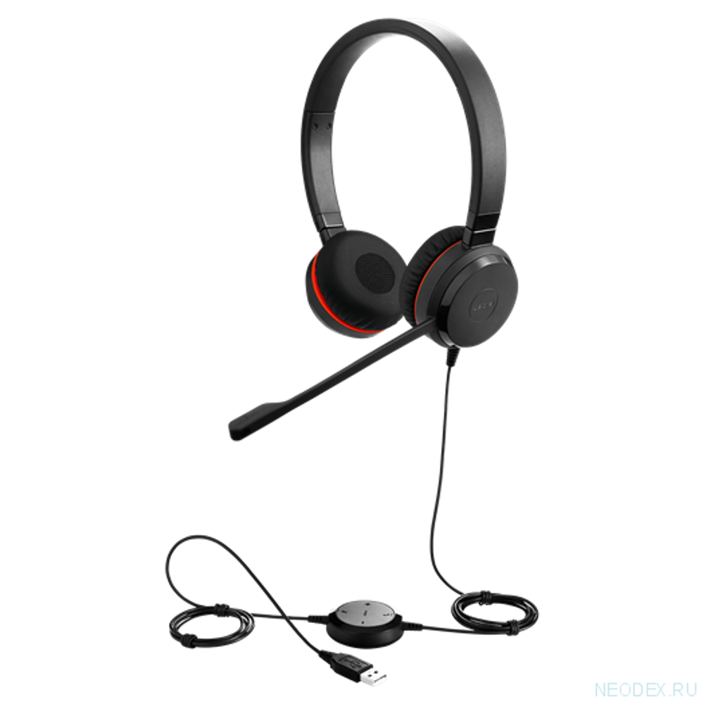 Jabra Evolve 20 SE Stereo UC компьютерная гарнитура USB ( 4999-829-409 )