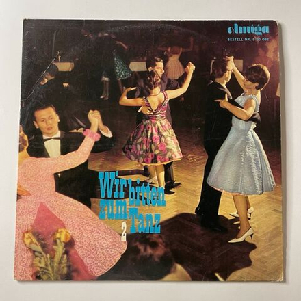 Винтажная виниловая пластинка LP Сборник Танцевальной Музыки Wir Bitten Zum Tanz 2 (ГДР 1966)