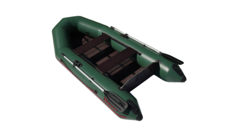 Надувная лодка Лидер Тайга-290Р (зеленая)