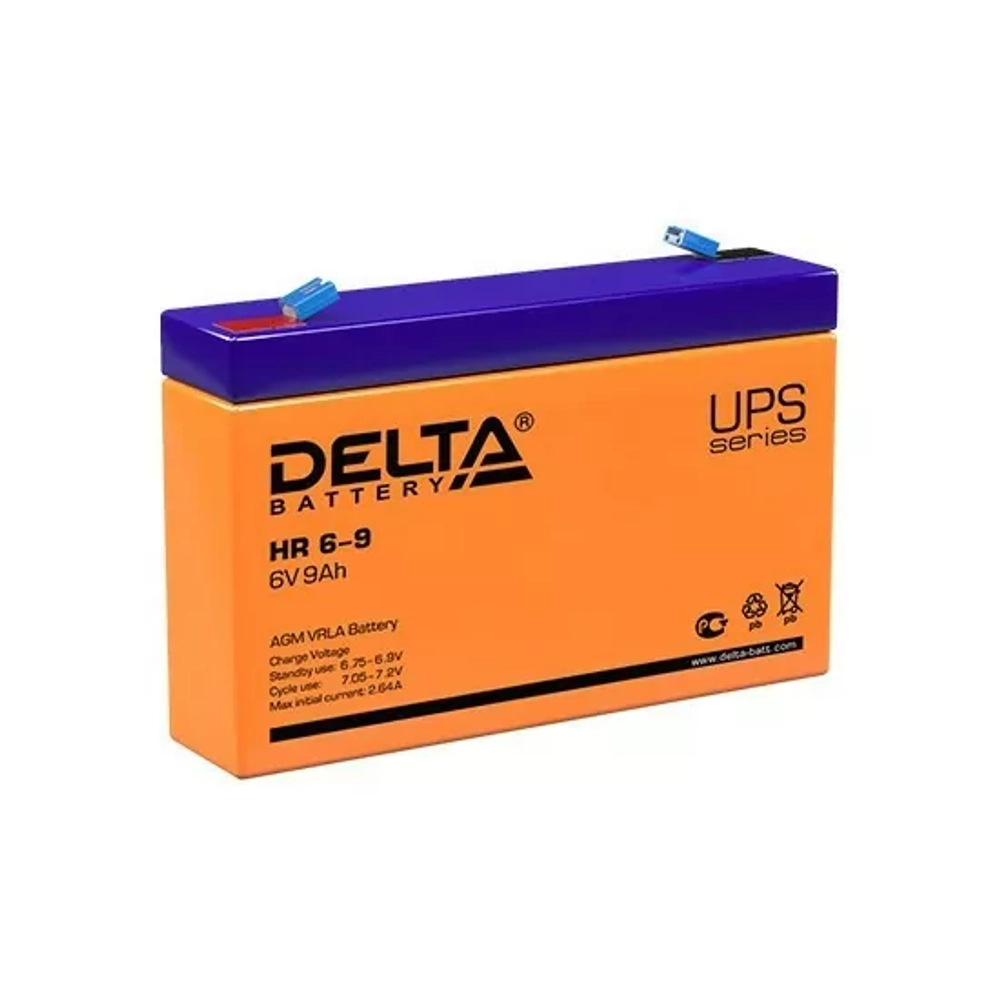 Аккумуляторные батареи Delta HR 6-9
