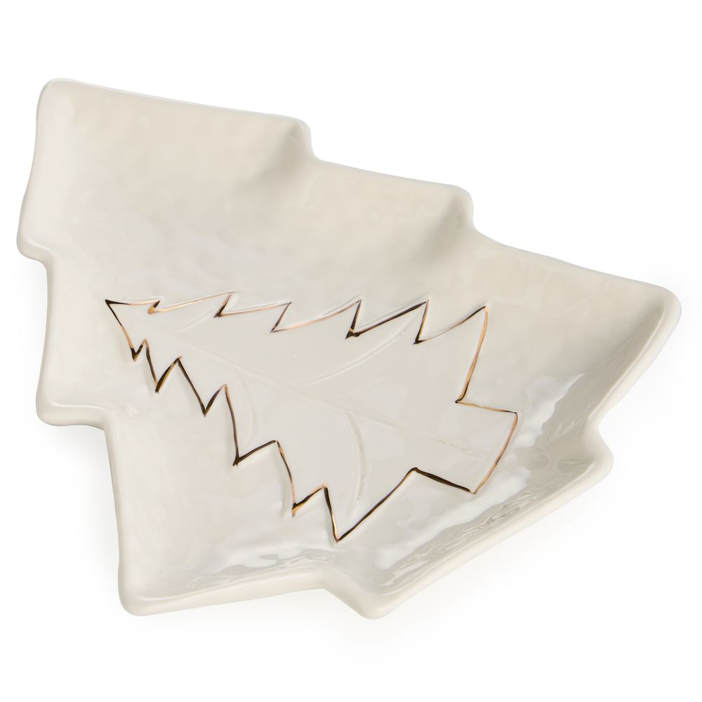 БЛЮДО СЕРВИРОВОЧНОЕ "НОВОГОДНЕЕ" 18,3*20,9*2,7 СМ