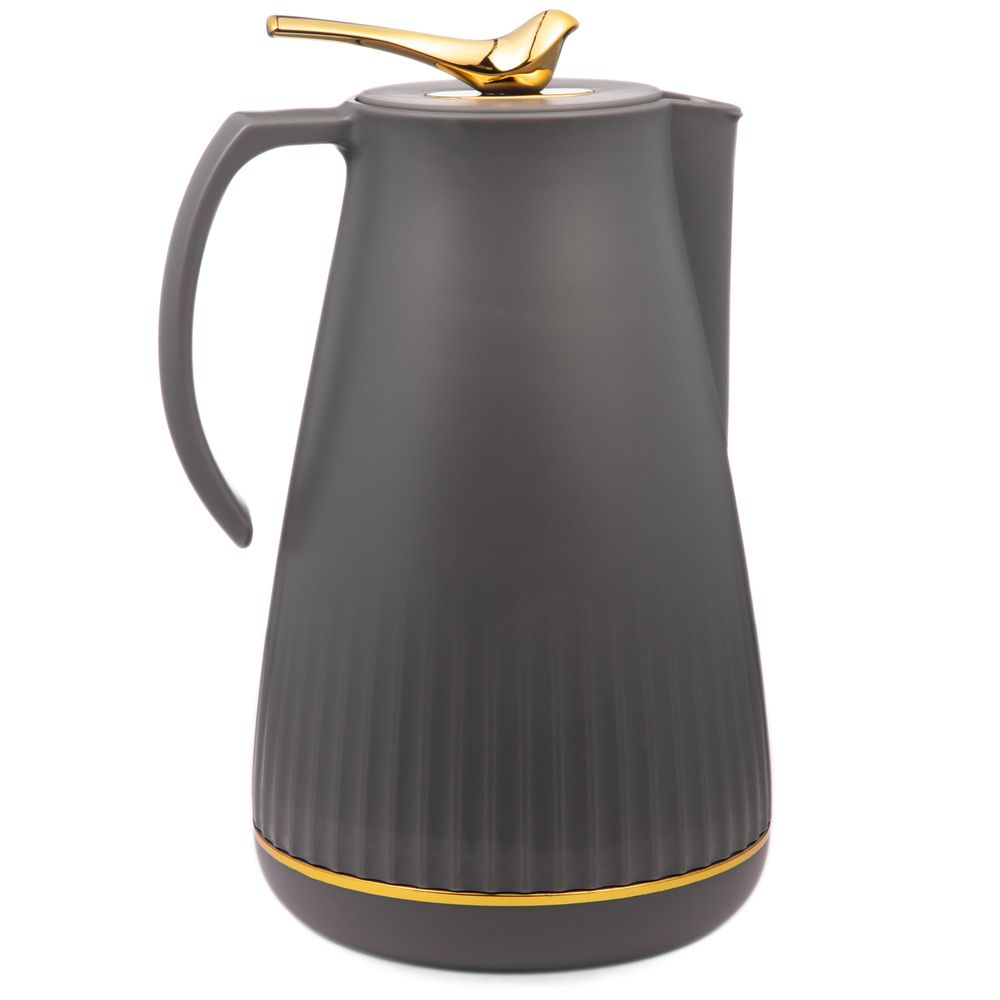 ТЕРМОС СО СТЕКЛЯННОЙ КОЛБОЙ, 950 МЛ, КРЫШКА С КЛАПАНОМ, СОХРАНЯЕТ ТЕМПЕРАТУРУ ДО 24 Ч.