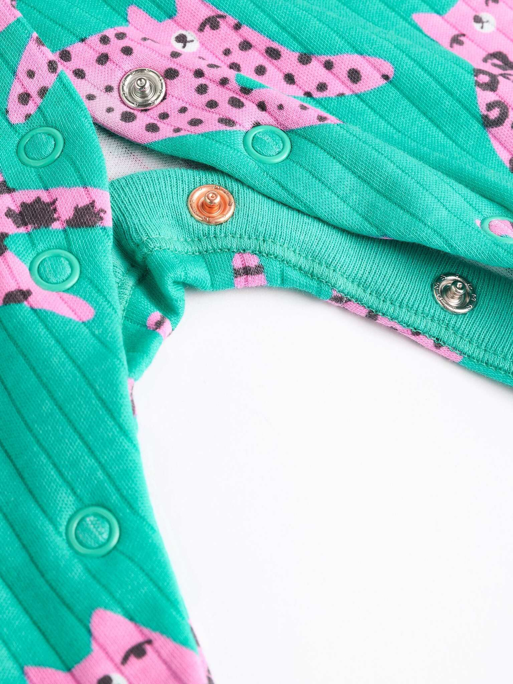 Комбинезон / Cлип для малышей Next B76-747, 3 шт., Розовый, Зеленый