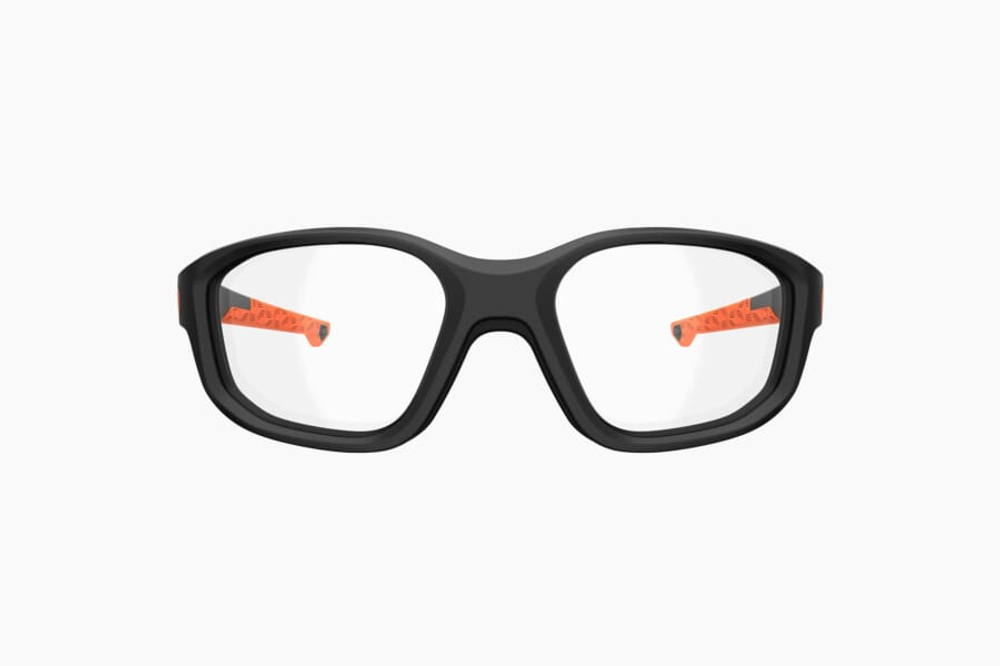 Спортивные очки с диоптриями Demetz Puntaco / Matt Black / Matt Orange V. Colourless cat. 0