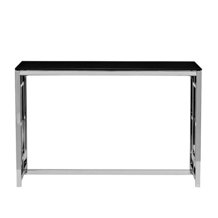 GY-CST2051212 Консоль черное стекло/хром 40*120*78см