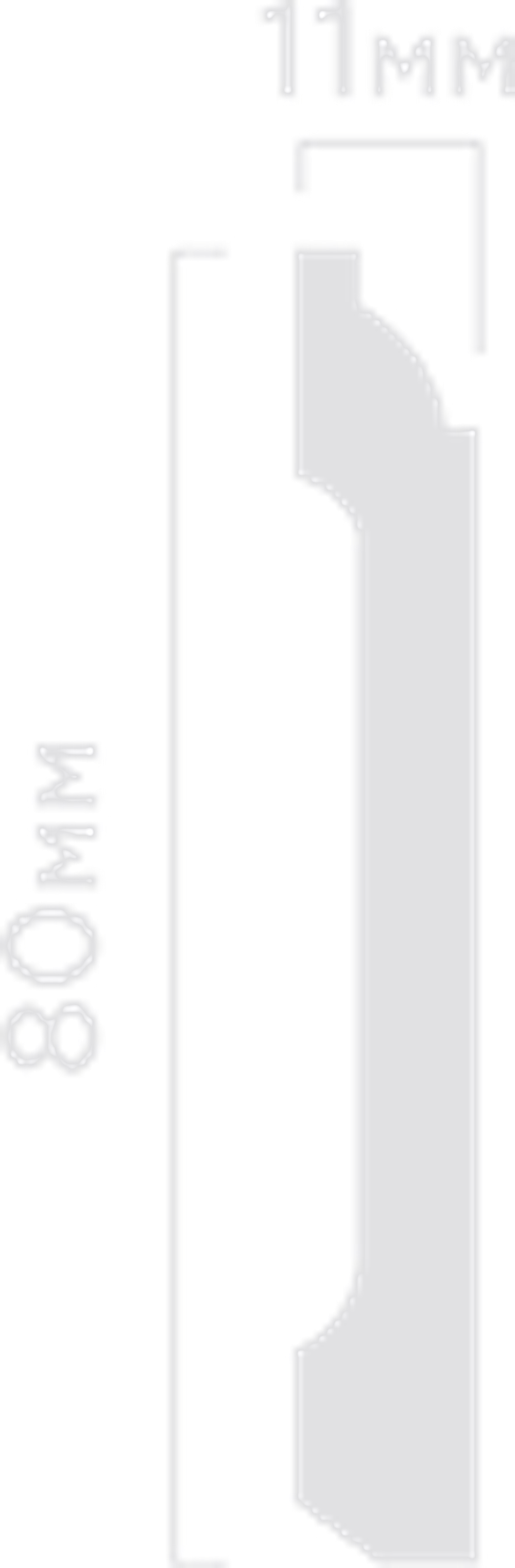 Плинтус HiWood, 80x11 мм