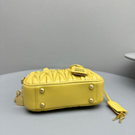 Miu Miu Matelasse Nappa Leather Top Handle Bag 19 cm