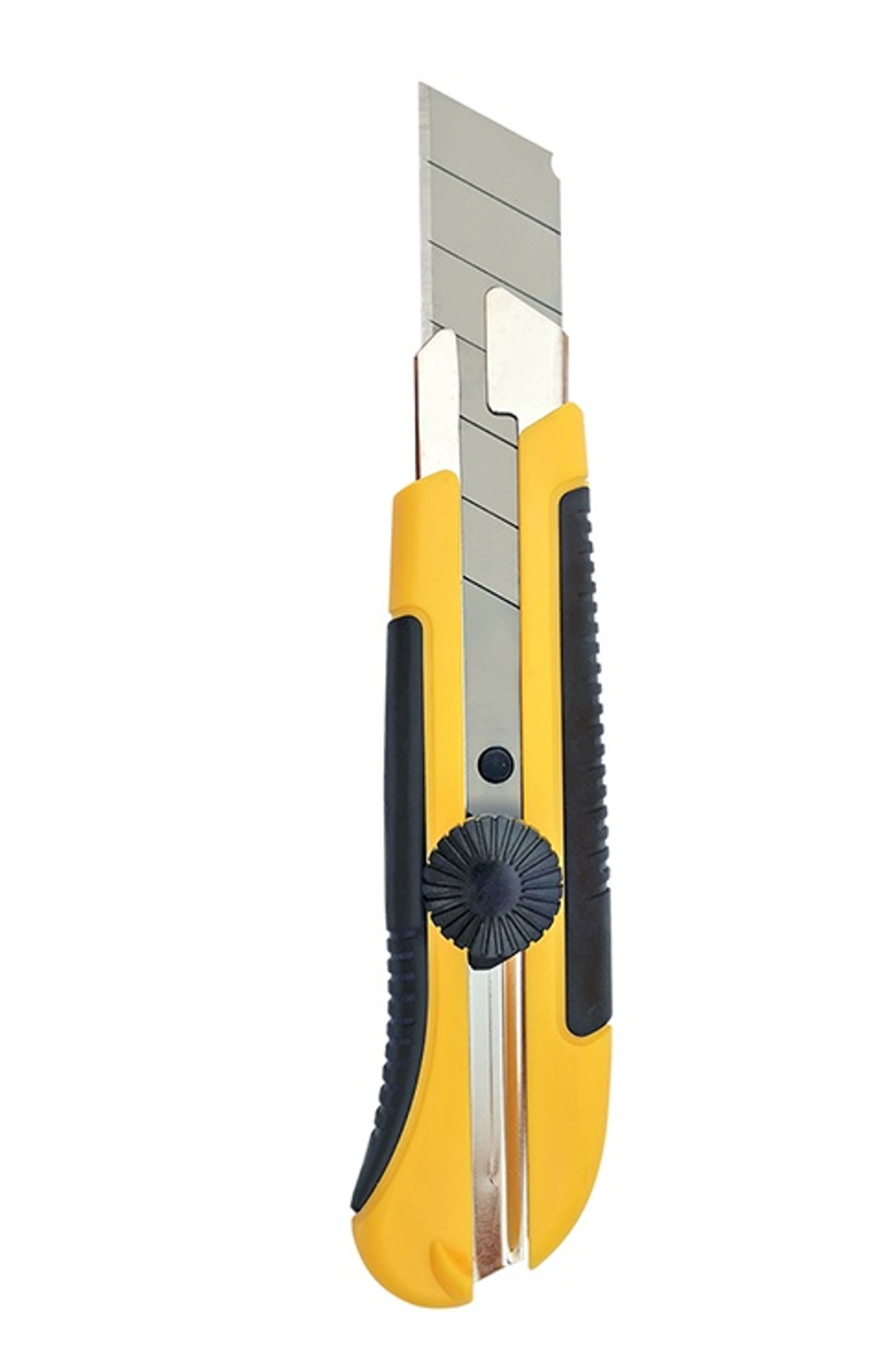 БИБЕР 50122 Нож строительный усиленный обрезиненный корпус 25мм