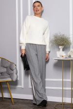 Брюки утепленные трикотажные Вильнюс (серые) Б14452-5М LT Collection