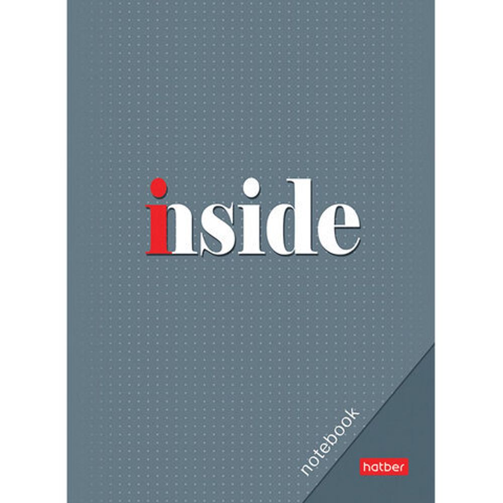 Блокнот МАЛЫЙ ФОРМАТ А6 (105х145 мм) 32 л., скоба, ламинированная бумага, HATBER, INSIDE, 32Б6B1