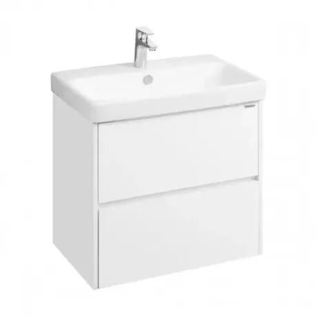 Комплект Тумба с раковиной Сканди 70 Белый/ Раковина Адриана 70