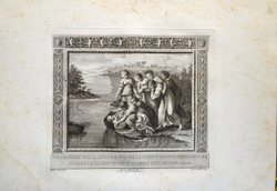 Фрески (картины) из перистилей Ватикана, руки Рафаэля Санти. На новых медных дощечках, изготовленных