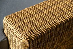 "Капри" трансформирующаяся лаунж-зона из искусственного ротанга, цвет соломенный