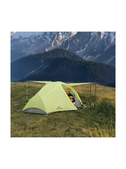 Палатка Naturehike Star River EXT Si 2-местная, алюминиевый каркас, сверхлегкая, желтая
