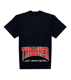 Футболка HUF x Thrasher High Point Black