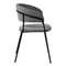 Стул Turin темно-серый с чёрными ножками