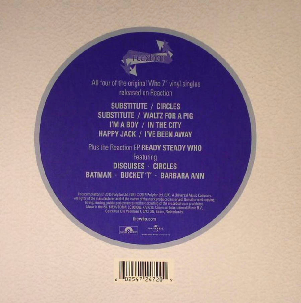 The Who / The Reaction Singles 1966 (4x7" Vinyl Single + 7" Vinyl EP)