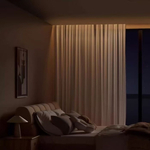 Электрический карниз для штор со скрытой подсветкой, автоматическое управление, пульт ДУ, разные версии