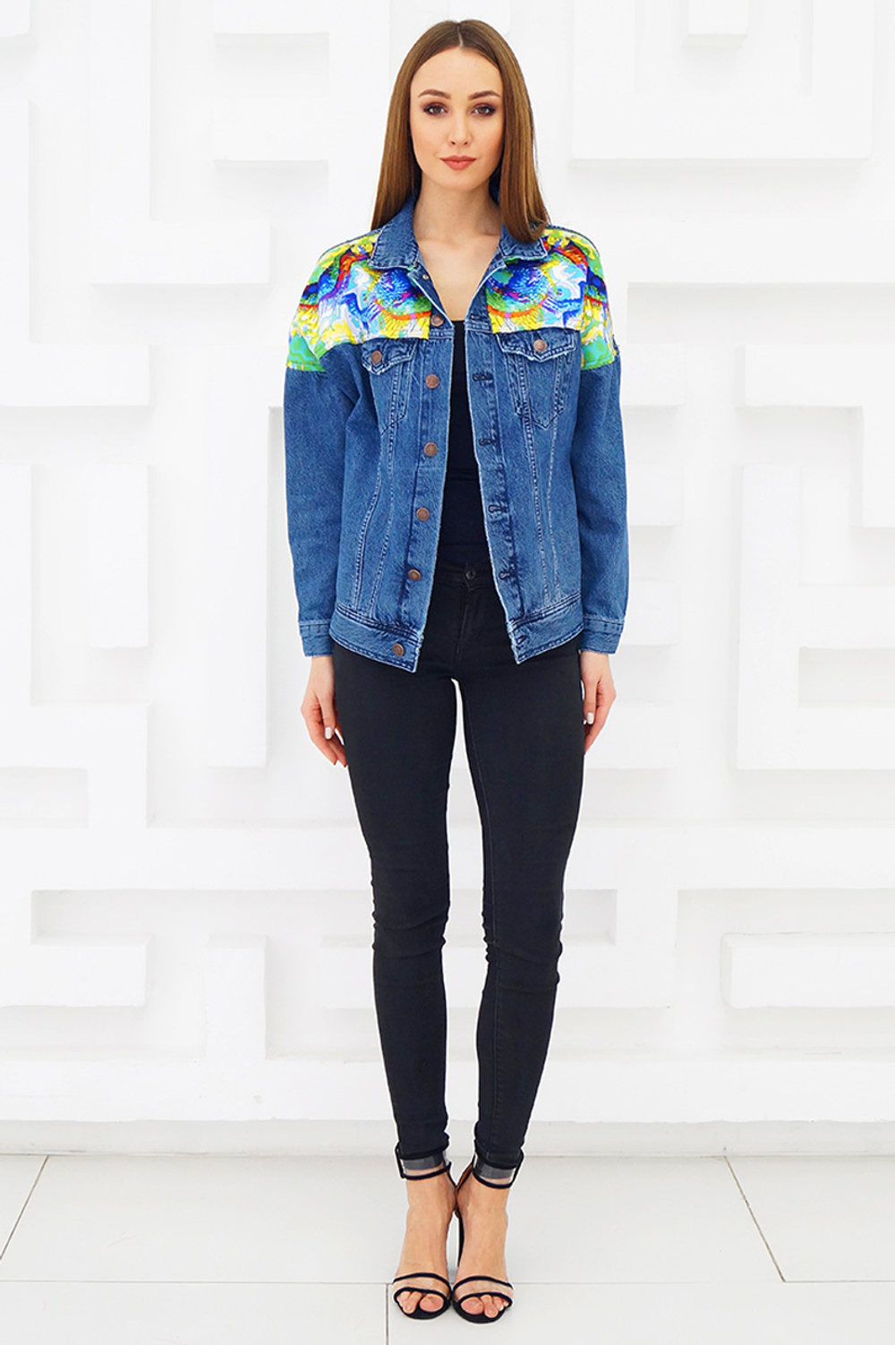 LIGVIANNI Джинсовая куртка Denim Jacket Dragon