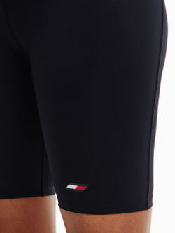 Женские теннисные шорты Tommy Hilfiger HW Fitted Short - Black