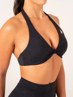 Топ RYDERWEAR NKD Stonewash Halter Bra Black