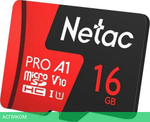 Карта памяти Netac P500 Extreme Pro 16GB с адаптером (NT02P500PRO-016G-R)